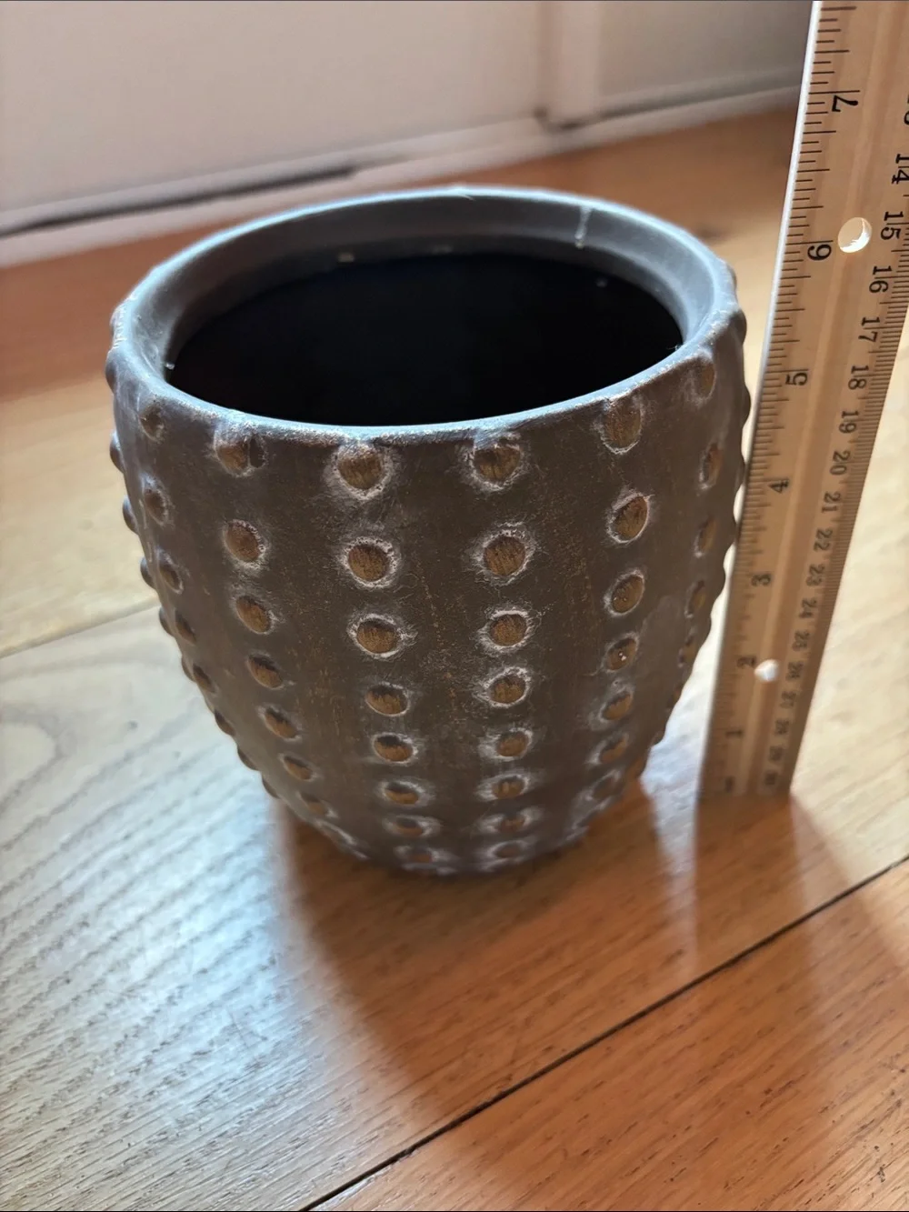 5” Orchid Planter Pot Textured Ceramic Cachepot | Modern Organic Decor